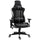Chaise Gaming Ergonomique 72x54x126-136 cm en PVC Noir et Blanc