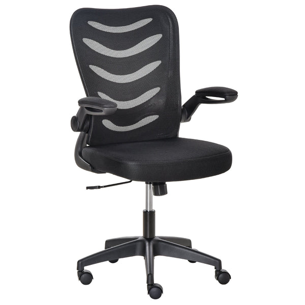 online Chaise de bureau opérative en tissu polyester noir
