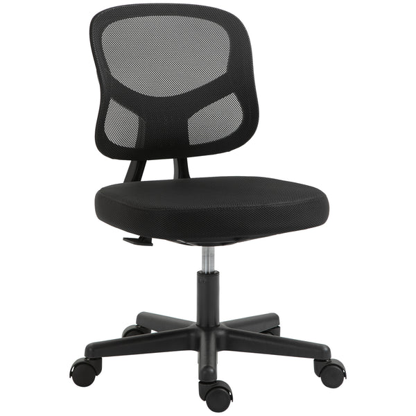 Chaise de Bureau Task 45x45x78-88 cm en Nylon et Filet Noir sconto