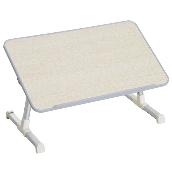 prezzo Table de lit réglable en bois et acier 54x30x22,5-32 cm