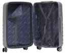 Trolley Valigia Bagaglio a Mano Rigida in ABS 4 Ruote TSA Ravizzoni Titanio Silver-3