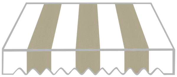 Auvent déroulant 3x2,5m Tissu Polyester Design P2004 online