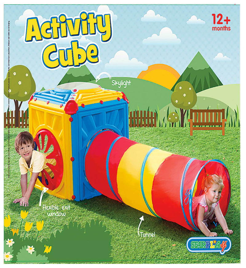 Cubo con Tunnel Gioco per Bambini Bauer Activity Cube-2