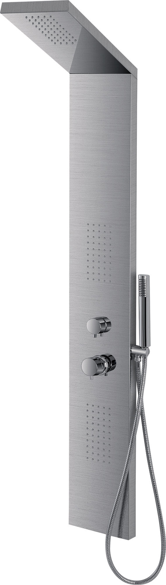 Colonne de douche d'hydromassage en acier satiné acquista