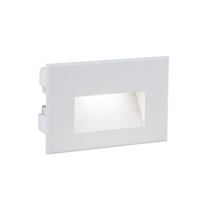 prezzo Lampe de Marqueur de Marche LED Rectangulaire Encastrée au Mur 3W 3000K Blanc Sovil