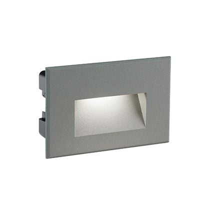 online Lampe de Marqueur de Marche LED Rectangulaire Encastrable au Mur 3W 3000K Gris Sovil