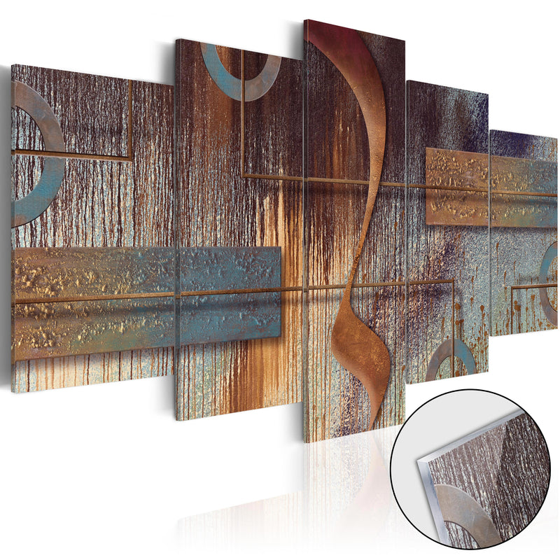 Quadro su Vetro Acrilico - Oriental Composition 100x50cm Erroi-1