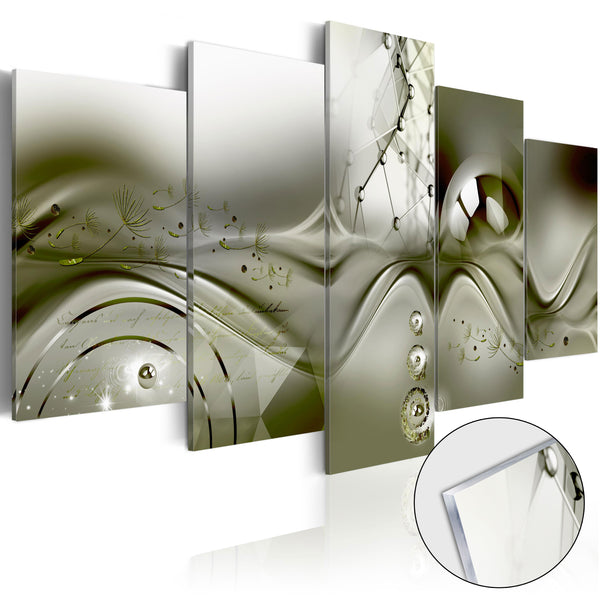 prezzo Image Sur Verre Acrylique - Configuration Verte 100x50cm Erroi