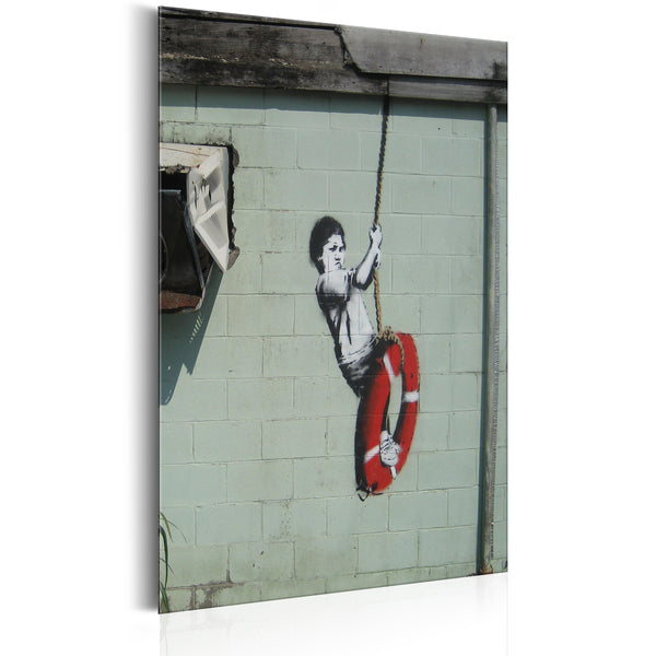 Plaque En Métal - Swinger, La Nouvelle-Orléans - Banksy 31x46cm Erroi online