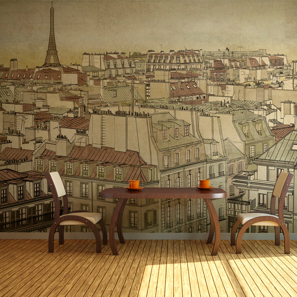 Papier Peint Fresque - Au Revoir Paris ! 450x270cm Erreurs acquista
