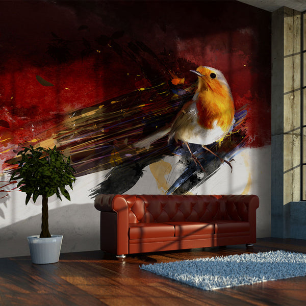 Papier Peint Fresque - Oiseau Peint 450x270cm Erroi online