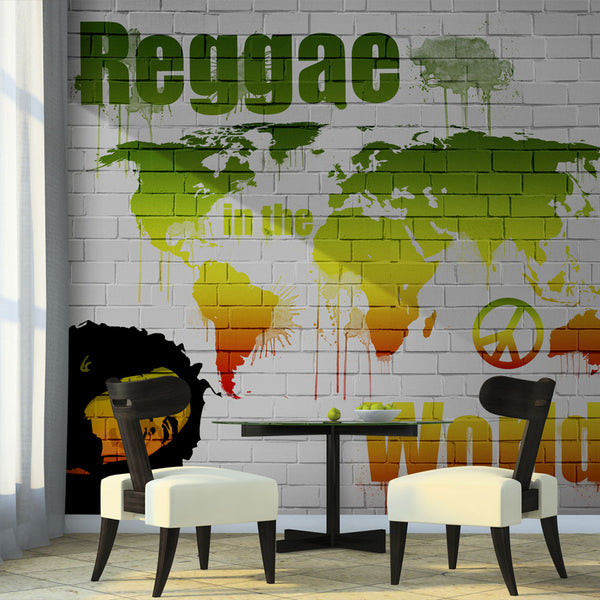 prezzo Papier Peint Fresque - Reggae In The World Wallpaper Erroi