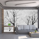 Fotomurale - Alberi - Paesaggio Invernale 200X154 cm Carta da Parato Erroi-1