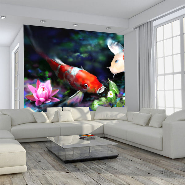 acquista Papier Peint Mural - Aquarium Sous-Marin 200x154cm Erroi