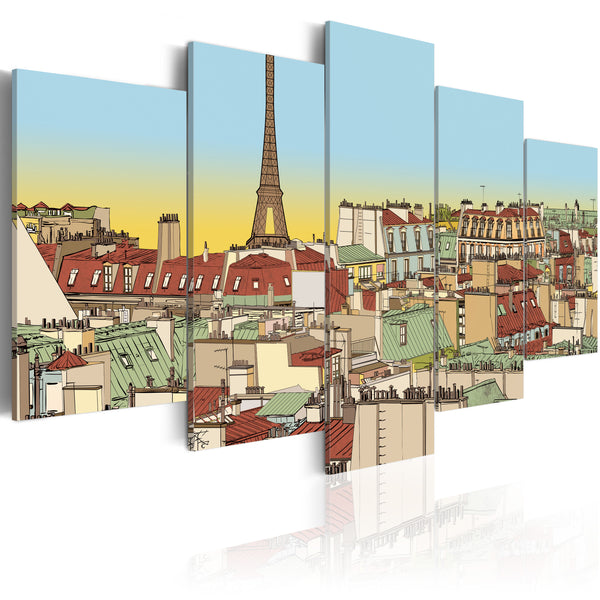 acquista Tableau sur toile - Images idylliques de Paris Erroi