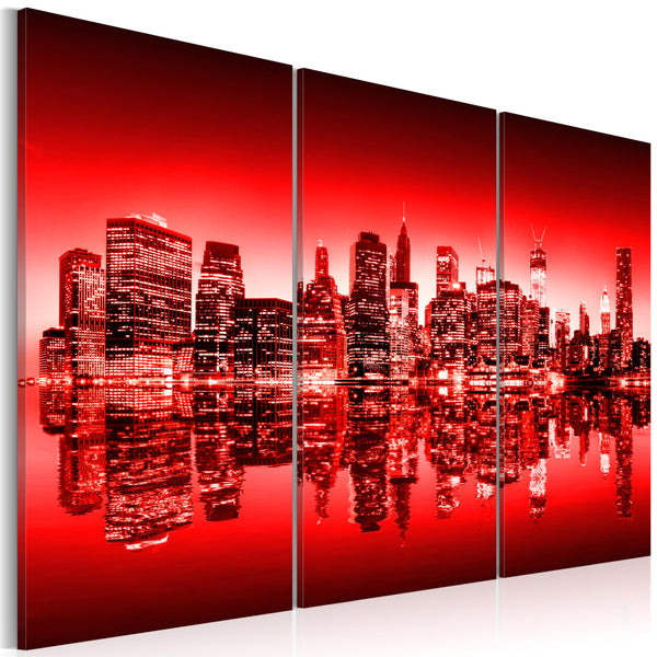 Affiche - Red Glow Over New York Errors prezzo
