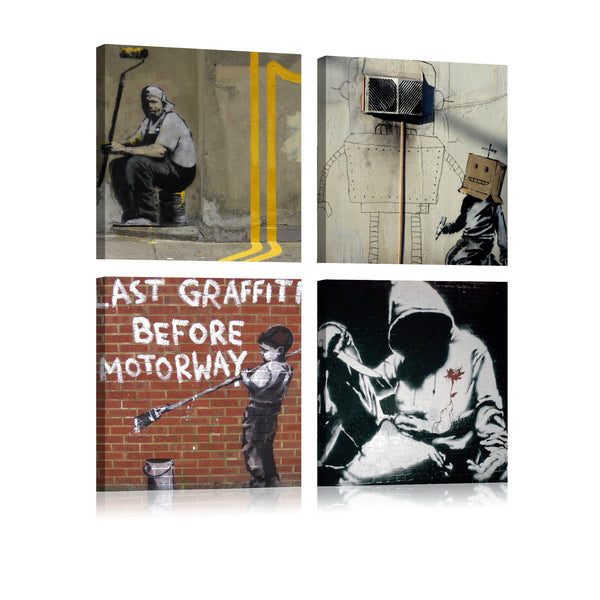 Impression sur toile - Banksy Street Art Erroi acquista