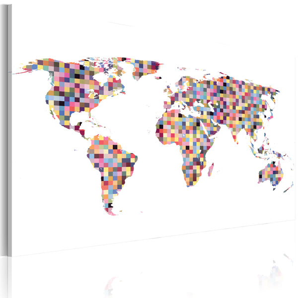 online Affiche - Erreurs de carte du monde Pixel