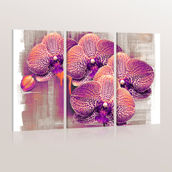 Cadre - Fleur Artistique - Triptyque 60x40cm Erroi acquista