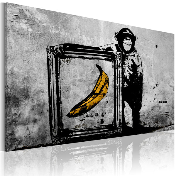 Oeuvre - Inspiré par Banksy - Erreurs en noir et blanc prezzo