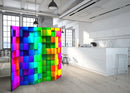 Paravento 5 Pannelli - Colourful Cubes II 225x172cm Erroi-2