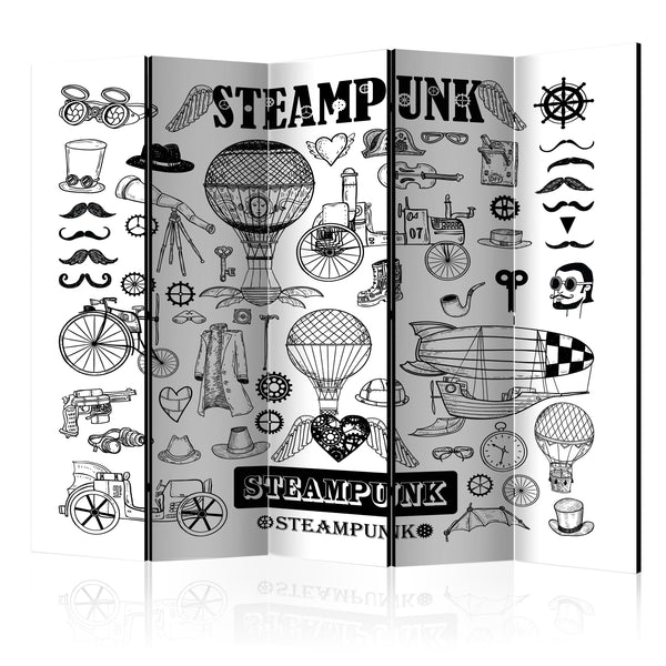 acquista Paravent 5 Panneaux - Steampunk II 225x172cm Erroi