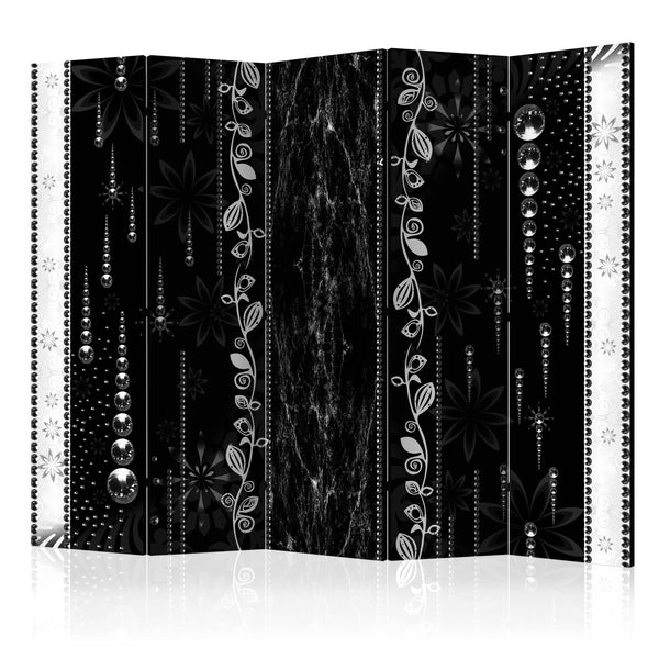prezzo Paravent 5 Panneaux - Noir Elegance II 225x172cm Erroi
