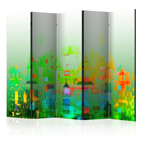 Paravent 5 Panneaux - Abstract City II 225x172cm Erroi online