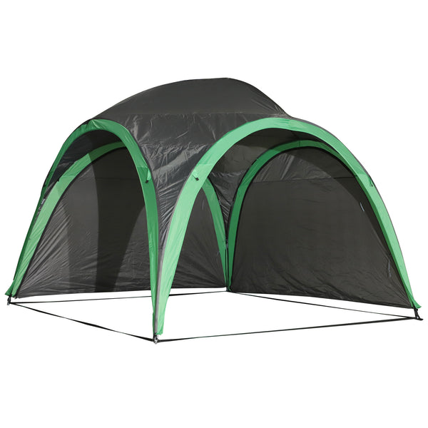 acquista Tente de Plage Camping Protection UV Vert et Gris 3.3x3.3x2.55 cm