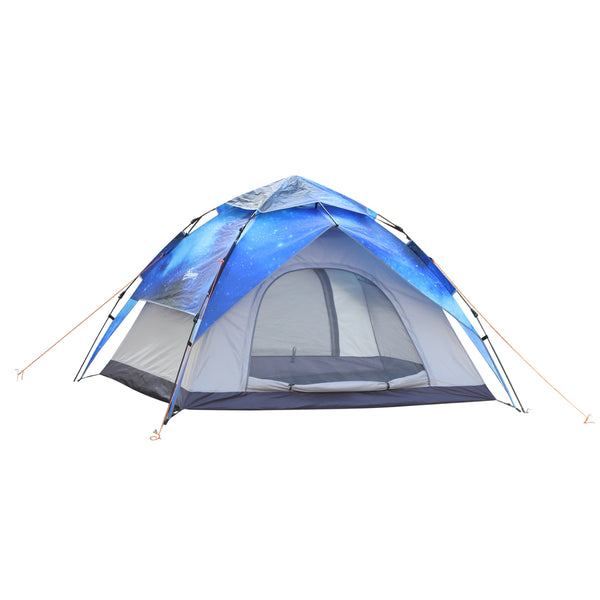 acquista Tente de camping 3-4 personnes Ouverture automatique du feu de camp