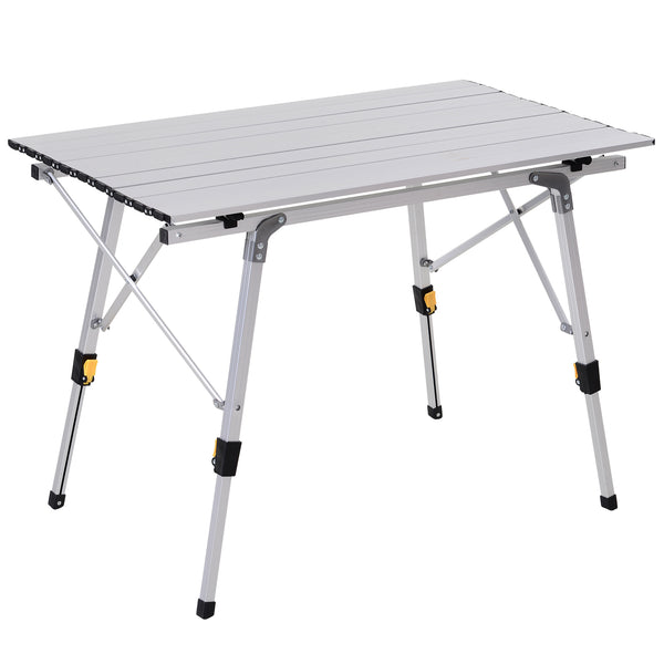 Table de pique-nique de camping enroulable en aluminium 90x53x45/65 cm Wrap sconto