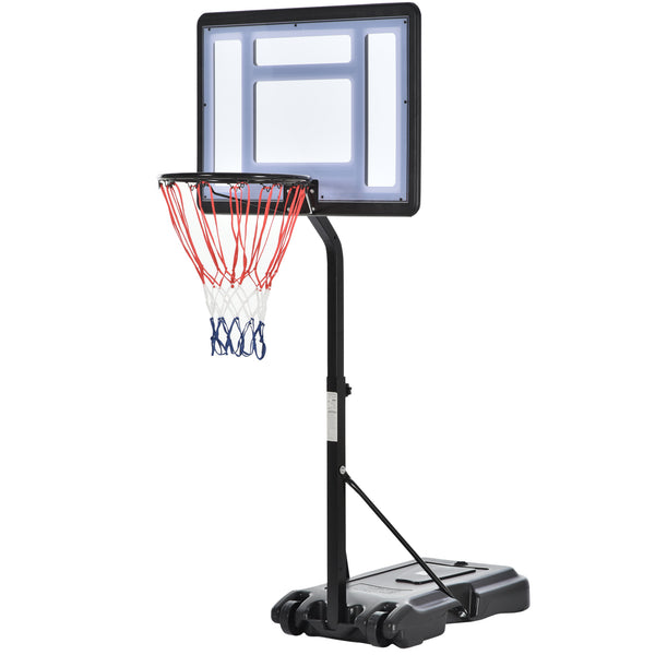 Panier de basket d'extérieur avec support et hauteur réglable en acier online
