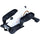 Mini pédalier elliptique pour entraînement à domicile Max 110Kg Blanc et Noir