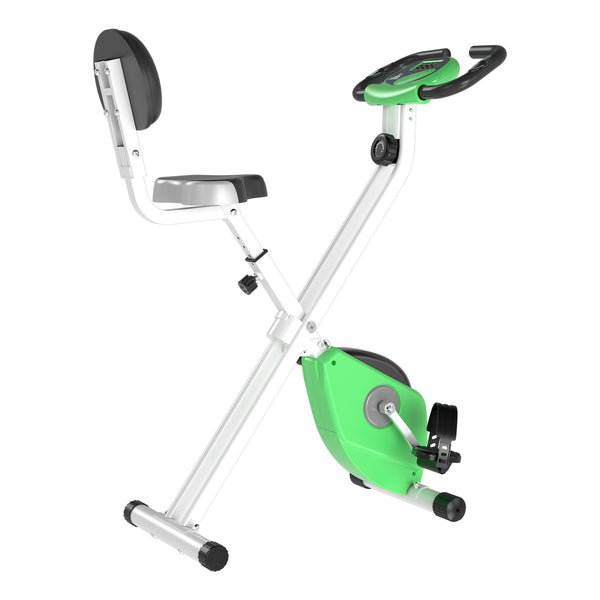 sconto Vélo d'exercice magnétique pliable avec écran LCD vert