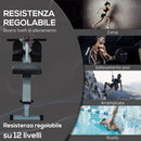 Vogatore Professionale per Fitness con Display 130x67.5x67 cm -4