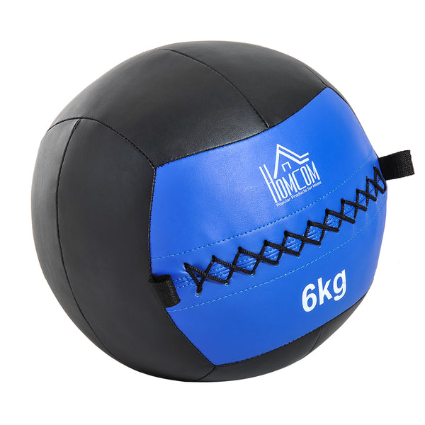 Medicine Ball Crossfit Wall Ball 6kg Ø35 cm Noir-bleu online