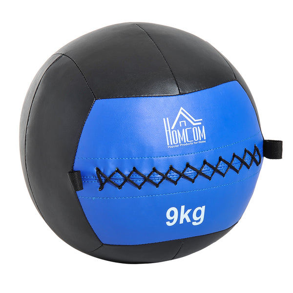 Medicine Ball Crossfit Wall Ball 9kg Ø35 cm Noir-Bleu online