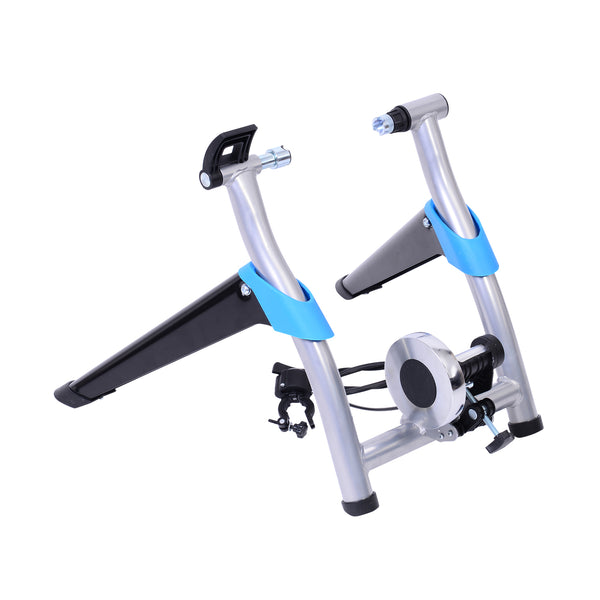 sconto Magnet Bicycle Trainer pour entraînement à domicile Argent 54,4x47,2x39,4 cm