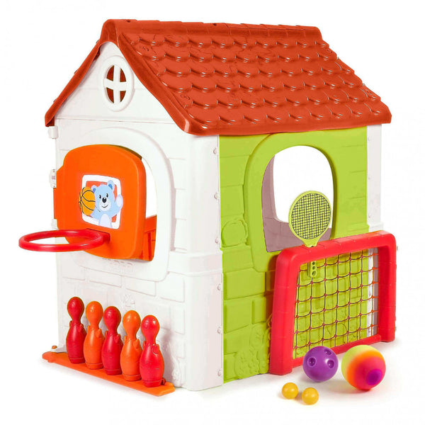 Maisonnette pour Enfants Multi Activité 6x1 142x85x124 h cm en Plastique Multicolore acquista