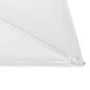 Ombrellone Decentrato da Giardino in Alluminio 3x4m Alba Bianco-7
