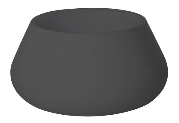 Vase Ø54x28 cm en Résine Arkema Conca Noir sconto