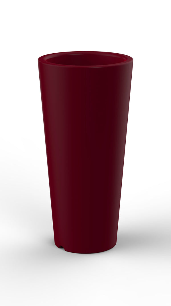 Vase Ø34x86 cm en résine Arkema Tondo 86 Ruby sconto