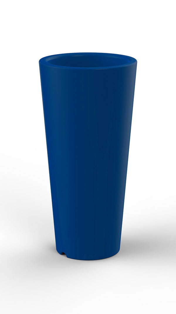 Vase Ø34x86 cm en Résine Arkema Tondo 86 Bleu online