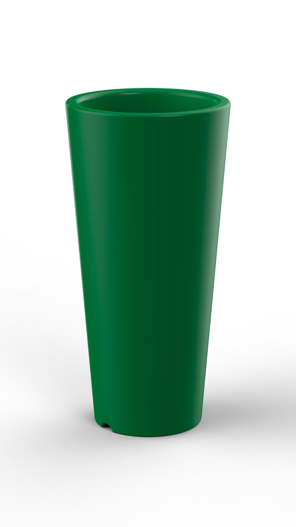 Vase Ø34x86 cm en résine Arkema Tondo 86 Vert Foncé online
