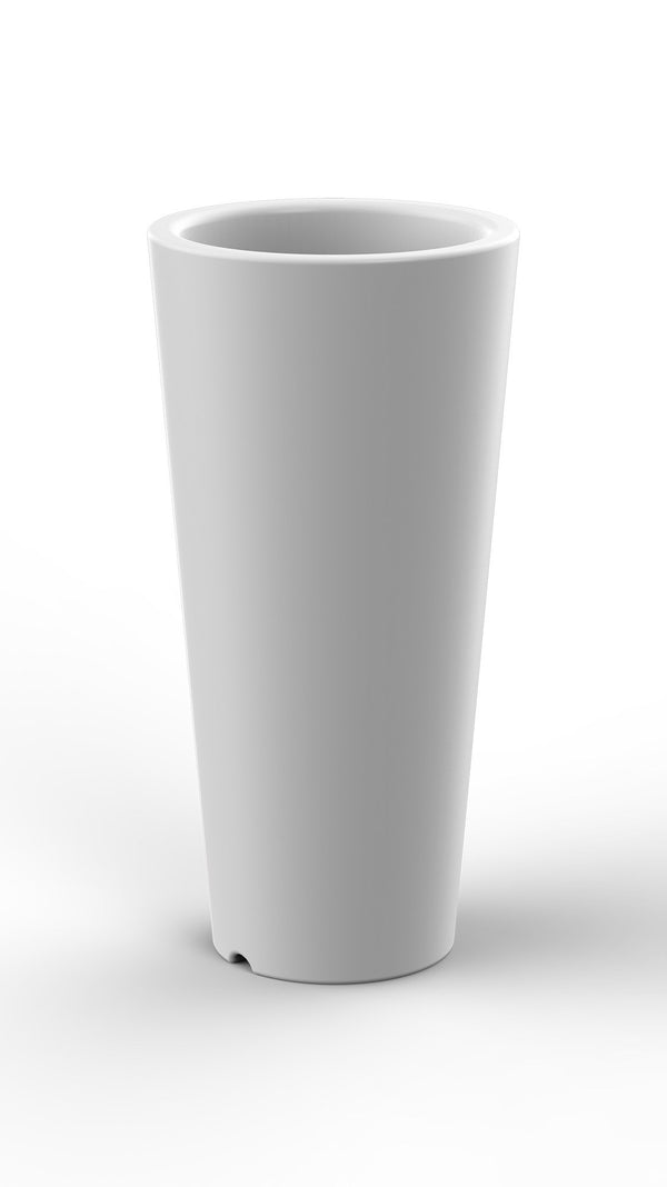 Vase Ø37,5x102 cm en résine Arkema Tondo 102 Blanche sconto