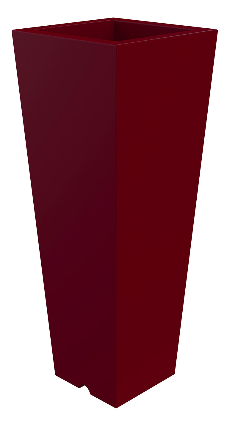 Vaso 34x86 cm in Resina Arkema Quadro 86 Ruby-1