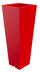 Vase 34x86 cm en résine Arkema Quadro 86 Cerise
