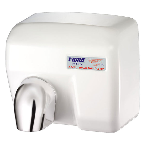 Sèche-mains électrique anti-vandalisme avec photocellule 2400W Vama Ariel BF Acier Blanc sconto