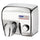 Sèche-mains électrique anti-vandalisme avec bouton 2400W Vama Ariel LP Inox poli
