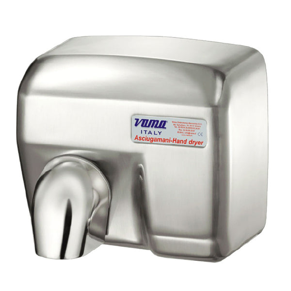 online Sèche-mains électrique anti-vandalisme avec photocellule 2400W Vama Ariel SF Inox satiné